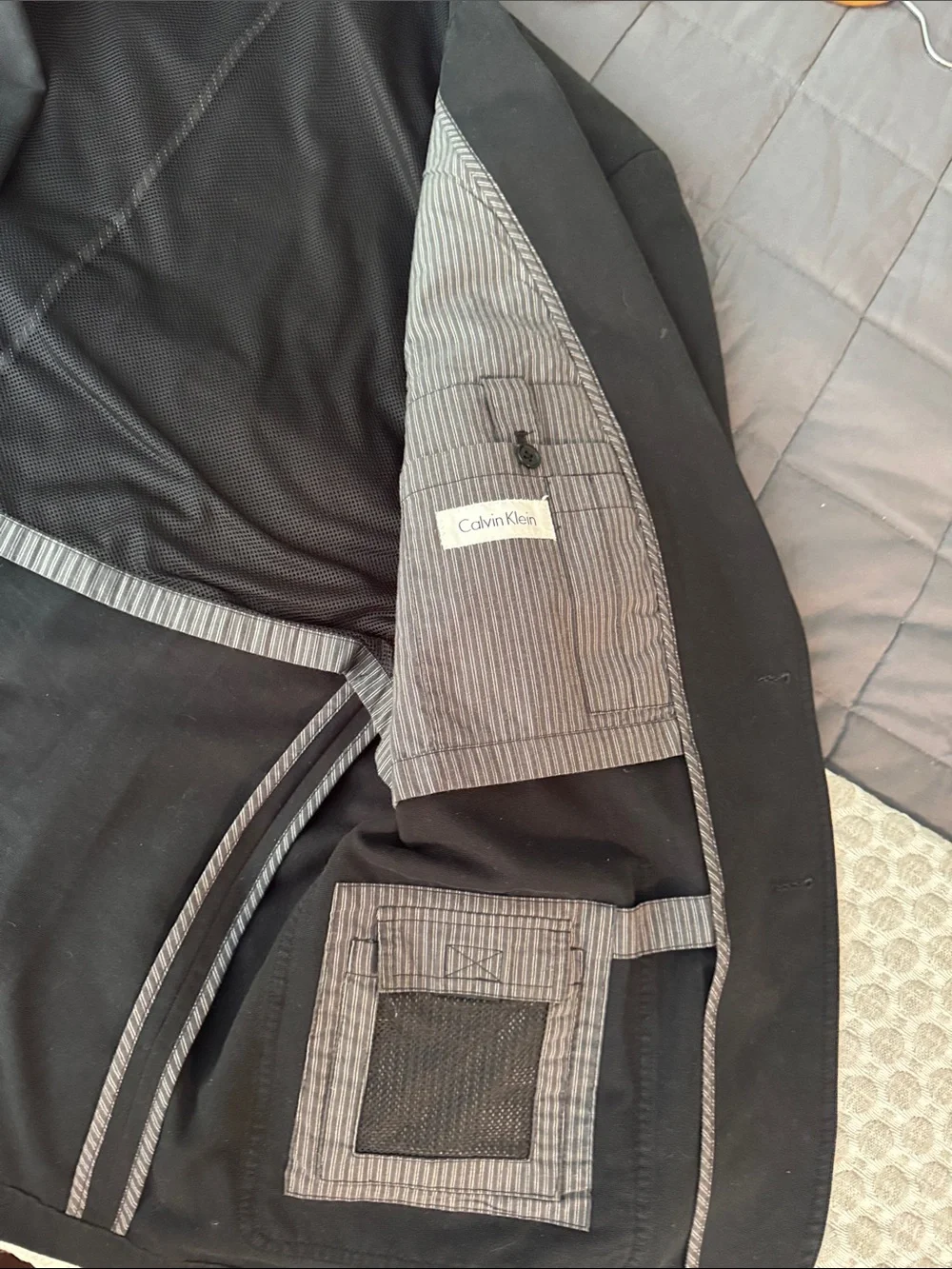 Calvin Klein Black Men's Sport Coat Blazer